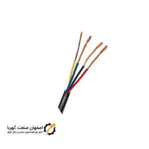 کابل افشان چهار رشته سایز 4 در 1.5 کلاف 100 متری