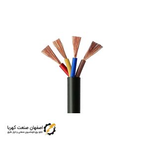کابل افشان چهار رشته سایز 4 در 6 کلاف 100 متری